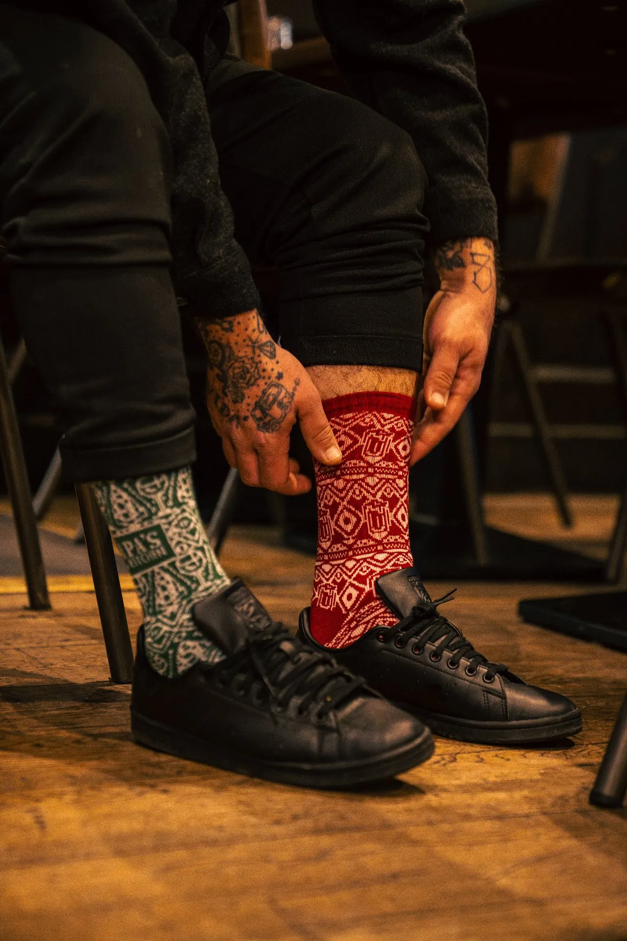 CHAUSSETTES DE NO&Euml;L - ALBION X PAPA'S