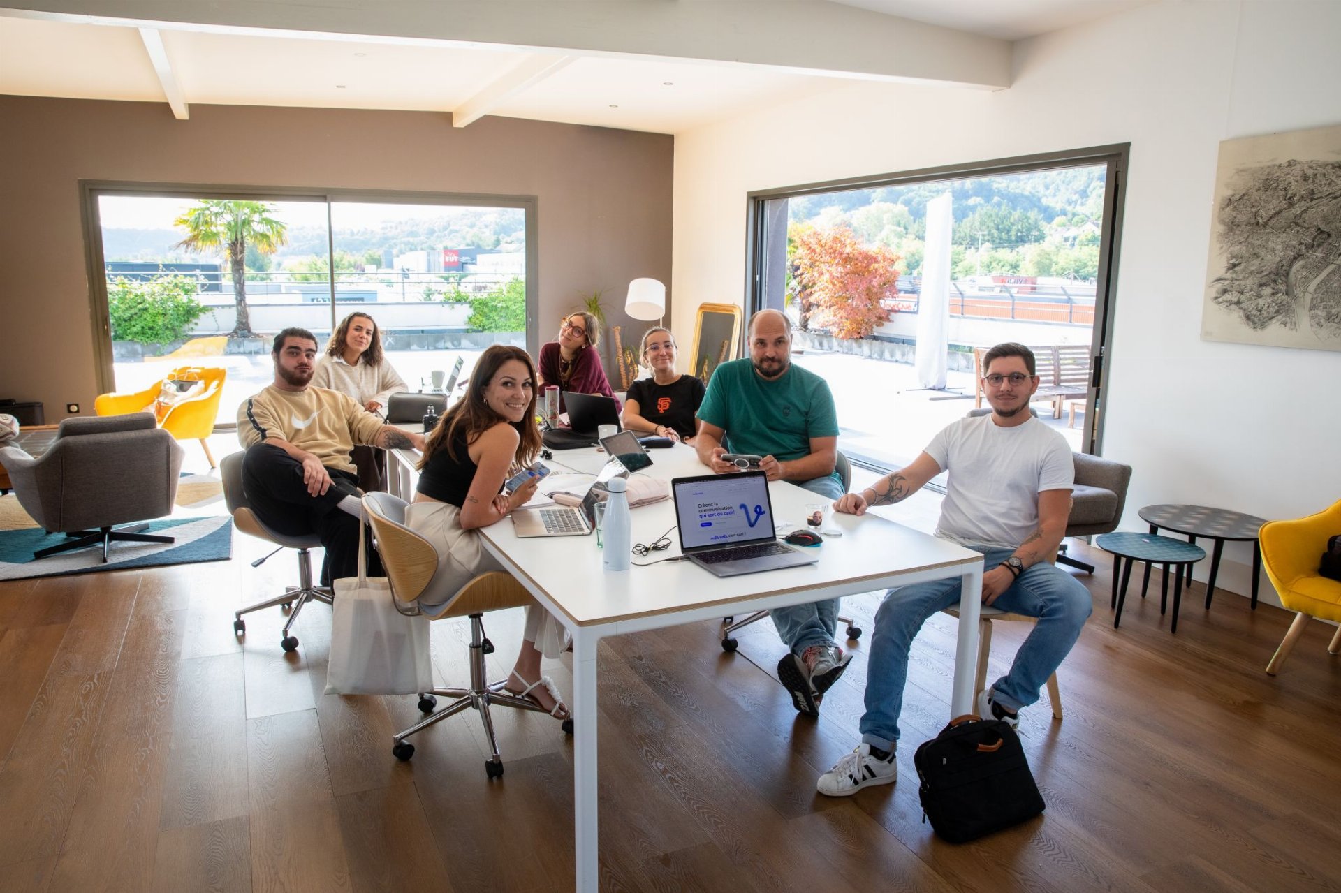 Bureau de l'Agence de communication Voilà Voilà à Bourgoin Jallieu